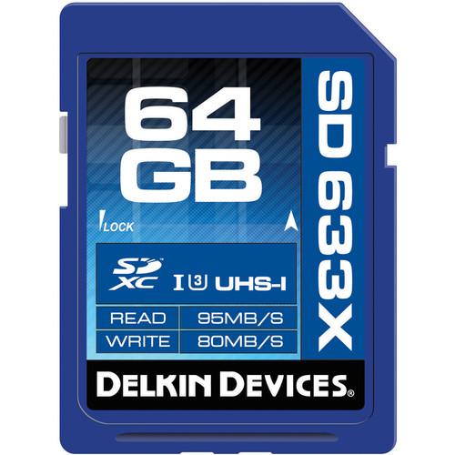 Delkin Devices 128GB Elite UHS-I SDXC Memory Card DDSD633128GB-A