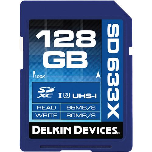 Delkin Devices 128GB Elite UHS-I SDXC Memory Card DDSD633128GB-A