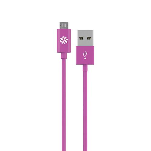 Kanex micro USB Charge and Sync Cable (Pink, 4') KMUSB4FPK, Kanex, micro, USB, Charge, Sync, Cable, Pink, 4', KMUSB4FPK,