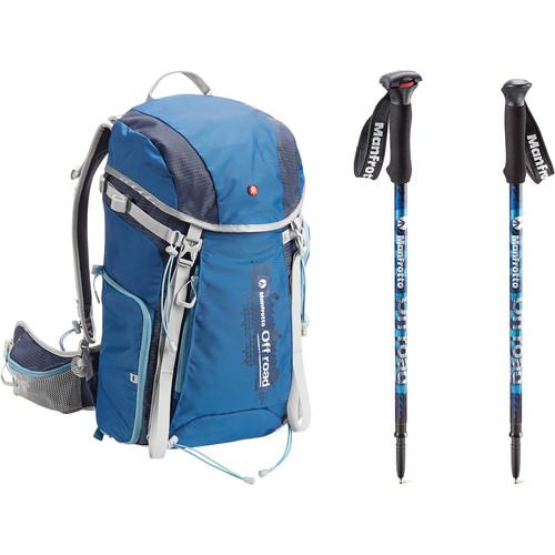 Manfrotto Off road Hiker 30L Backpack and Aluminum Walking