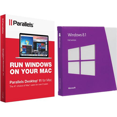 Microsoft Windows 8.1 64-bit & Parallels Desktop 11 for Mac