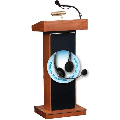 Oklahoma Sound 800X Orator Lectern with LMW-7 800X-MY/LWM-7