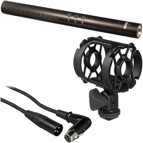 Rode NTG4  Shotgun Microphone with Shockmount and XLR-3F to, Rode, NTG4, Shotgun, Microphone, with, Shockmount, XLR-3F, to,