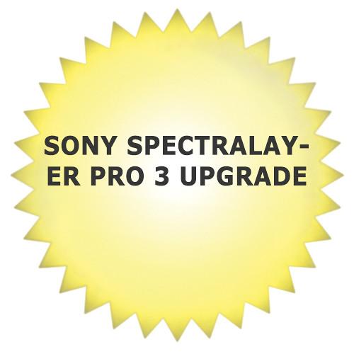 Sony SpectraLayers Pro 3 Upgrade - Advanced Audio SPL3094ESD