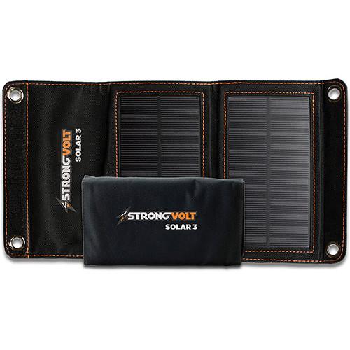 StrongVolt  Solar 5 Watt Charger SV-5WFLDBLK, StrongVolt, Solar, 5, Watt, Charger, SV-5WFLDBLK, Video