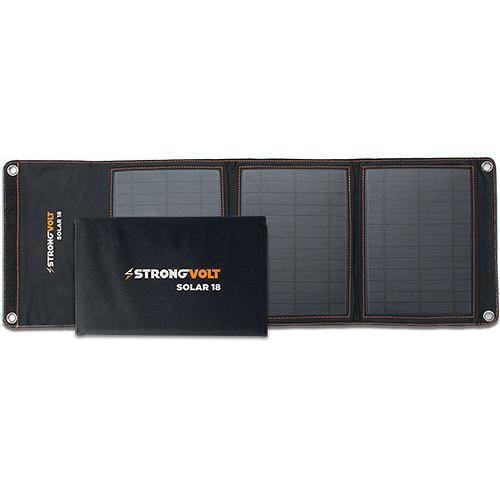 StrongVolt  Solar 5 Watt Charger SV-5WFLDBLK, StrongVolt, Solar, 5, Watt, Charger, SV-5WFLDBLK, Video