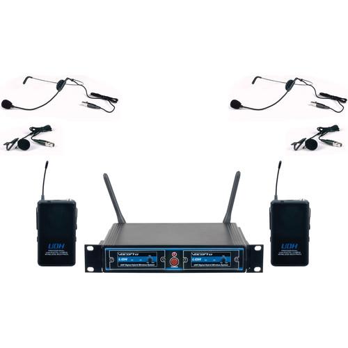 VocoPro UDH-Dual-B UHF Digital Hybrid Wireless UDH-DUAL-B4, VocoPro, UDH-Dual-B, UHF, Digital, Hybrid, Wireless, UDH-DUAL-B4,