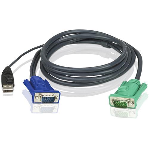 ATEN 2L-5206UP USB KVM Cable with Built-In PS/2 to USB 2L5206UP
