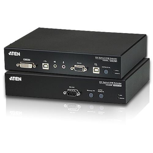 ATEN CE690 Long Distance DVI Optical KVM Extender CE690, ATEN, CE690, Long, Distance, DVI, Optical, KVM, Extender, CE690,