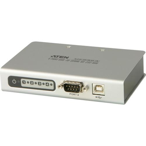 ATEN UC2324 4-Port USB to Serial RS-232 Hub UC2324