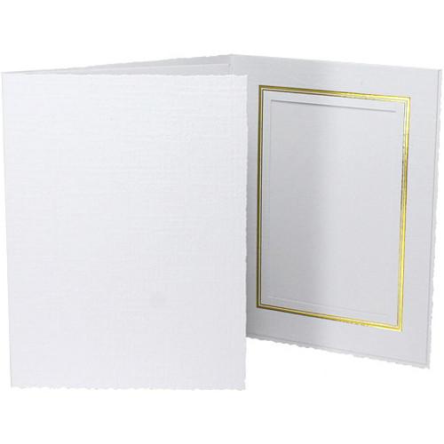 Collector's Gallery Classic White Folder with Gold PF551046.BH25