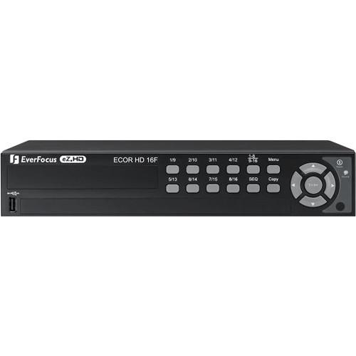EverFocus ECOR HD 16F 16-Channel 720p DVR with 4TB ECORHD16F/4T, EverFocus, ECOR, HD, 16F, 16-Channel, 720p, DVR, with, 4TB, ECORHD16F/4T