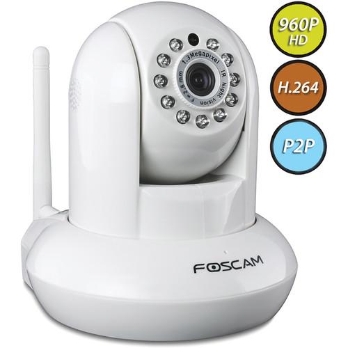 Foscam FI9831P Indoor HD Pan/Tilt Wireless IP Camera FI9831PB