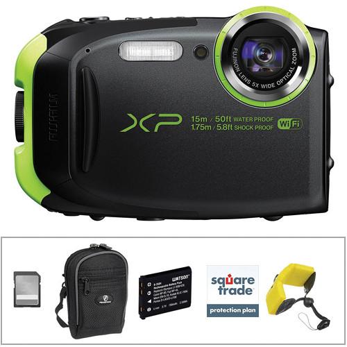 Fujifilm FinePix XP80 Digital Camera Deluxe Kit (Blue)