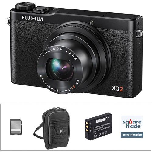 Fujifilm  XQ2 Digital Camera Deluxe Kit (Silver)