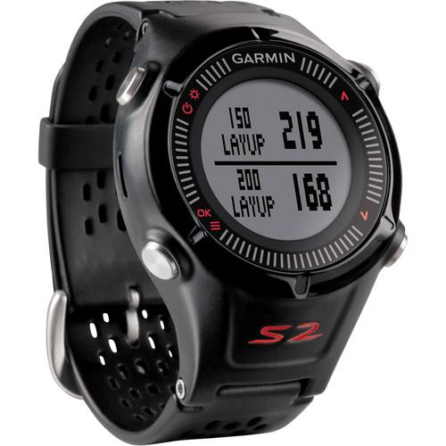 Garmin Approach S2 GPS Golf Watch (Black/Red) 010-01139-01