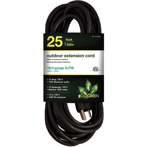 Go Green 15A 125V Outdoor Extension Cord (50', Orange) GG-14050