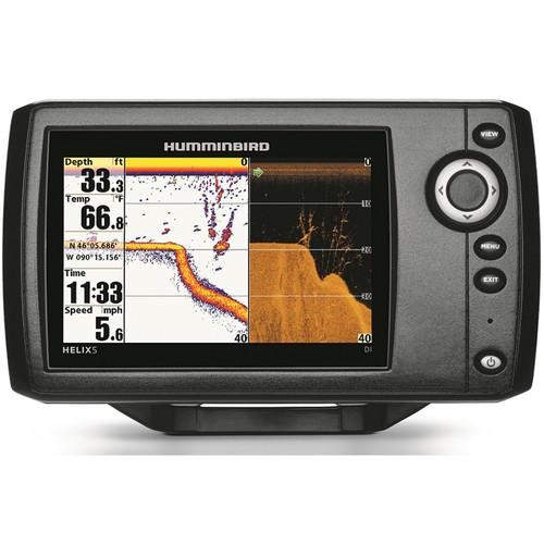 Humminbird Echolot GPS Portabel Master Plus Helix 5 Chirp GPS DI G2 Down Imaging 