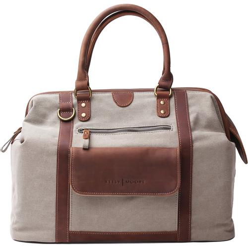 Kelly Moore Bag Jude Bag (Tan Canvas/Brown Trim) KMB-CNV-KHK