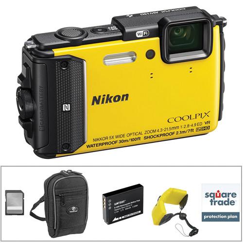 Nikon Nikon COOLPIX AW130 Waterproof Digital Camera Deluxe Kit, Nikon, Nikon, COOLPIX, AW130, Waterproof, Digital, Camera, Deluxe, Kit