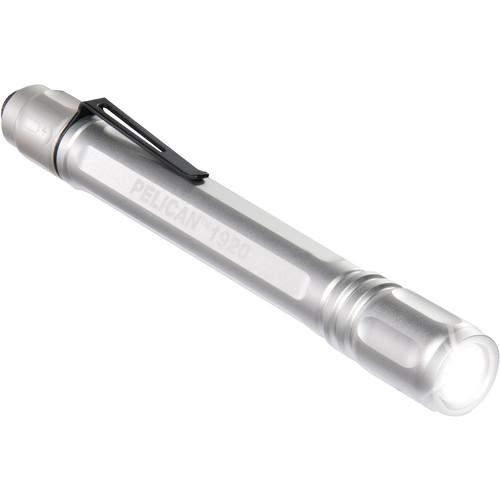 Pelican 1920B MityLite LED Flashlight (Silver) 019200-0000-180, Pelican, 1920B, MityLite, LED, Flashlight, Silver, 019200-0000-180