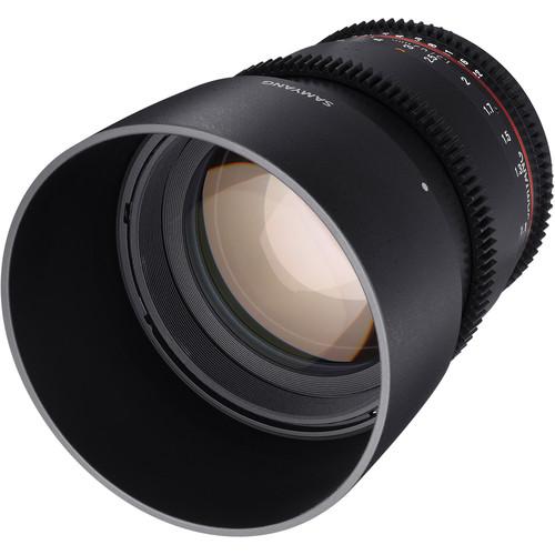 Samyang 85mm T1.5 VDSLRII Cine Lens for Canon EF Mount SYDS85M-C, Samyang, 85mm, T1.5, VDSLRII, Cine, Lens, Canon, EF, Mount, SYDS85M-C