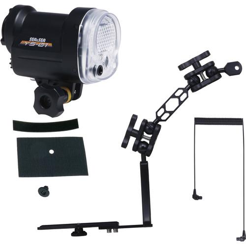 Sea & Sea YS-01 Strobe Lighting Package with Sea Arm 8 SS-70047, Sea, &, Sea, YS-01, Strobe, Lighting, Package, with, Sea, Arm, 8, SS-70047