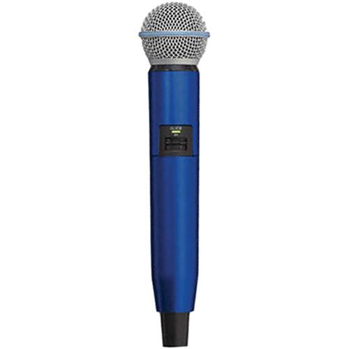 Shure WA712-BLU Color Handle for BLX PG58 Microphone WA712-BLU, Shure, WA712-BLU, Color, Handle, BLX, PG58, Microphone, WA712-BLU