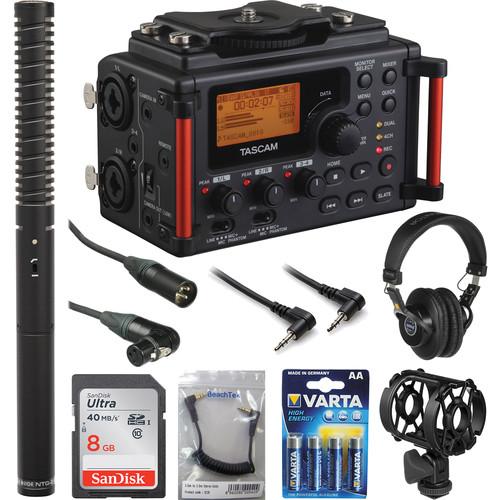 Tascam  Tascam DR-60DmkII Recorder Filmmaker Kit, Tascam, Tascam, DR-60DmkII, Recorder, Filmmaker, Kit, Video