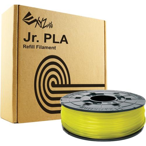 XYZprinting 1.75mm PLA Filament (600g, Clear Yellow) RFPLCXUS03G