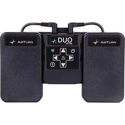 AirTurn DUO BT-106 Bluetooth Transceiver with Two Momentary DUO, AirTurn, DUO, BT-106, Bluetooth, Transceiver, with, Two, Momentary, DUO