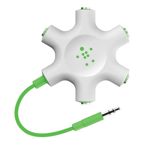 Belkin RockStar 5-Way Headphone Splitter (White) F8Z274BT