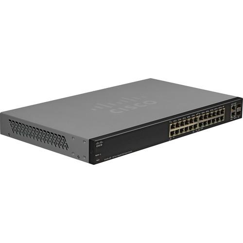 Cisco SG200-26FP 26-Port 10/100/1000 Gigabit PoE SG200-26FP-NA, Cisco, SG200-26FP, 26-Port, 10/100/1000, Gigabit, PoE, SG200-26FP-NA