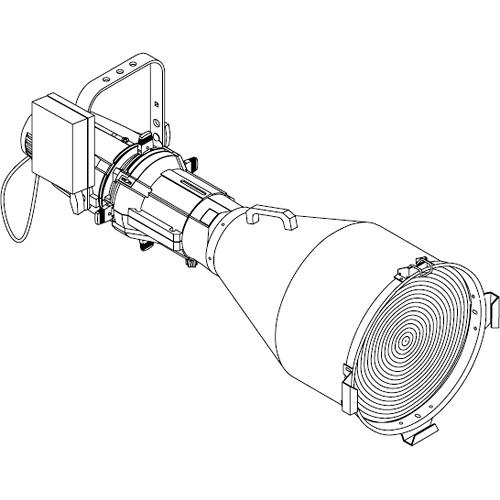 ETC Source Four HID Fixture Body Assembly 7060A1059-1XA, ETC, Source, Four, HID, Fixture, Body, Assembly, 7060A1059-1XA,