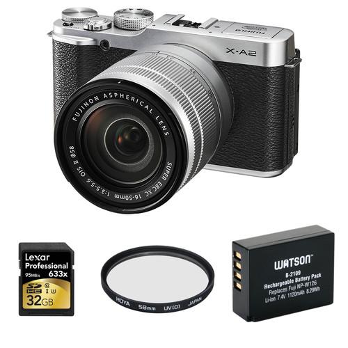 Fujifilm X-A2 Mirrorless Digital Camera with 16-50mm 16455116