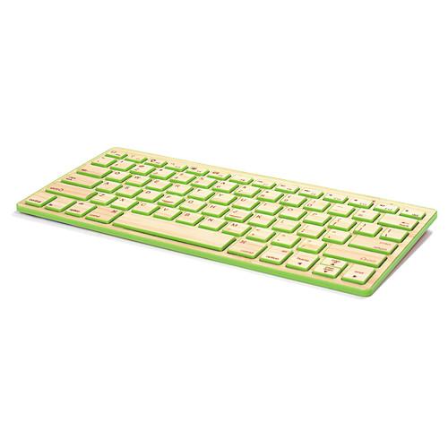 Impecca Bamboo Bluetooth Compact Wireless Keyboard KBB78BTB