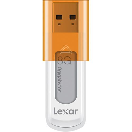 Lexar S50 JumpDrive (Orange, 8GB, 3-Pack) LJDS50-8GBABNL3, Lexar, S50, JumpDrive, Orange, 8GB, 3-Pack, LJDS50-8GBABNL3,