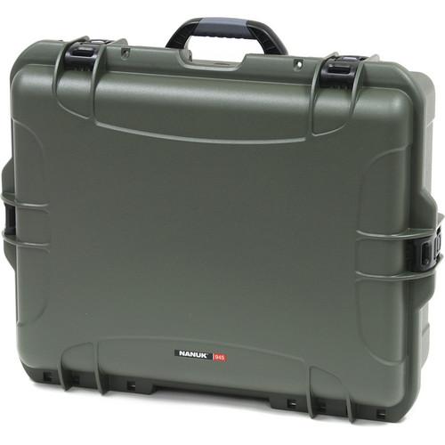 Nanuk 945 Case with Padded Dividers (Olive) 945-2006