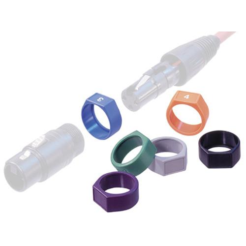 Neutrik  XCR Colored Ring (Gray Finish) XCR-8, Neutrik, XCR, Colored, Ring, Gray, Finish, XCR-8, Video