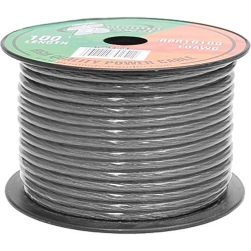 Pyramid 10 Gauge Black Power Wire (100') RPB10100