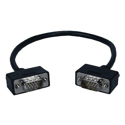 QVS HD15 Male to HD15 Male Cable with Panel-Mountable CC388M1-50