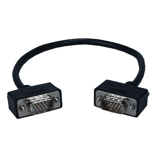 QVS HD15 Male to HD15 Male Cable with Panel-Mountable CC388M1-50