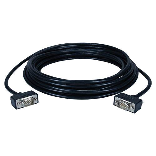 QVS HD15 Male to HD15 Male Cable with Panel-Mountable CC388M1-50, QVS, HD15, Male, to, HD15, Male, Cable, with, Panel-Mountable, CC388M1-50