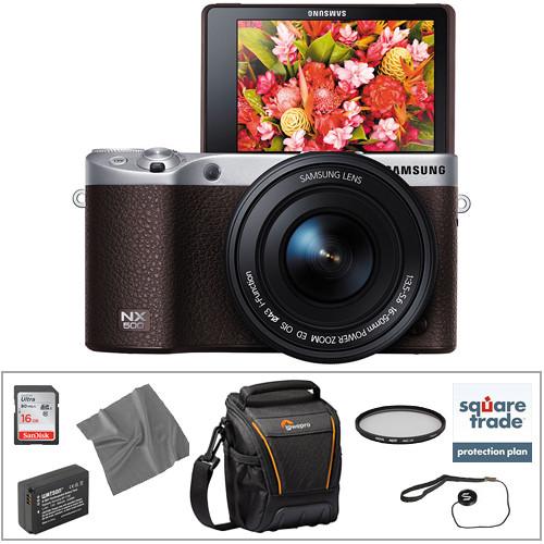 Samsung NX500 Mirrorless Digital Camera with 16-50mm Power Zoom