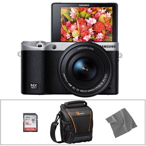 Samsung NX500 Mirrorless Digital Camera with 16-50mm Power Zoom