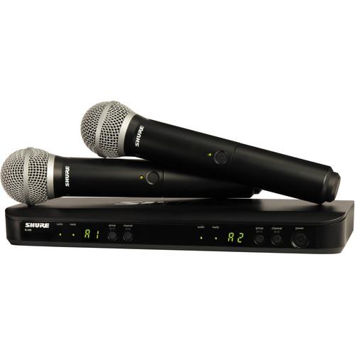 Shure BLX288/PG58 Dual-Transmitter Handheld BLX288/PG58-J10