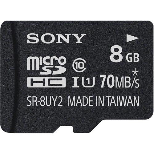 Sony 8GB UHS-I microSDHC Memory Card (Class 10) SR8UY2A/TQ