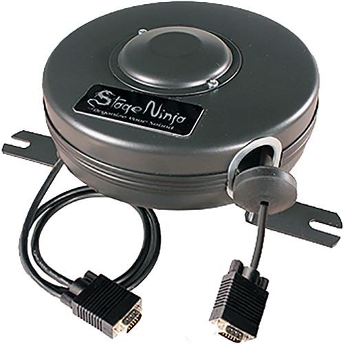 Stage Ninja Retractable VGA Cable Reel (6') VGA-6-S, Stage, Ninja, Retractable, VGA, Cable, Reel, 6', VGA-6-S,