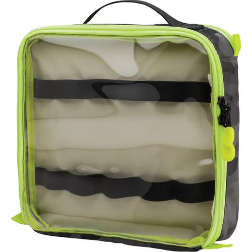 Tenba Cable Duo 4 Cable Pouch (Black Camouflage/Lime) 636-236, Tenba, Cable, Duo, 4, Cable, Pouch, Black, Camouflage/Lime, 636-236
