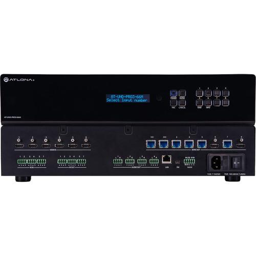 Atlona 4K/UHD Dual-Distance 6x6 HDMI to HDBaseT AT-UHD-PRO3-66M, Atlona, 4K/UHD, Dual-Distance, 6x6, HDMI, to, HDBaseT, AT-UHD-PRO3-66M